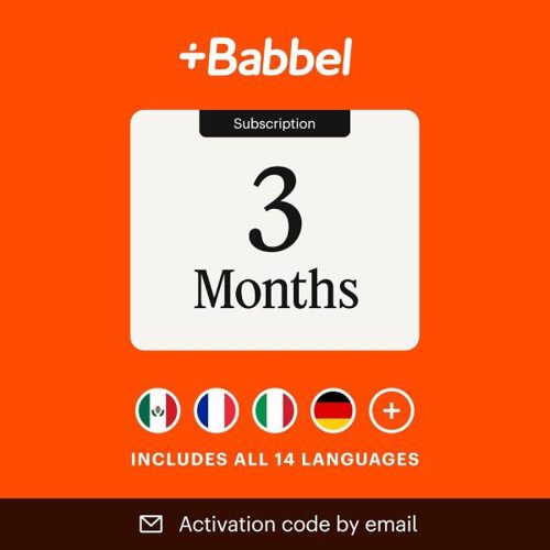 Babbel Language Learning – 3 Months